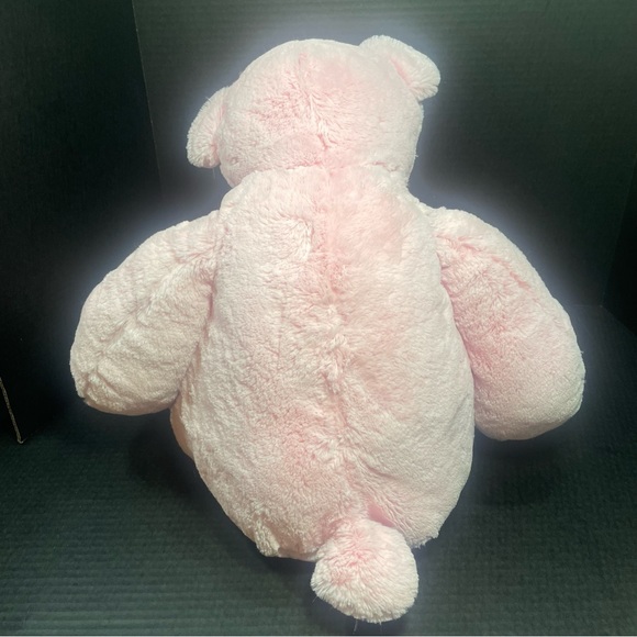 JUMBO REALLY BIG RARE VHTF BNWT VINTAGE Mary Meyer Huge Pink Teddy Bear GR8 Gift - Picture 8 of 15